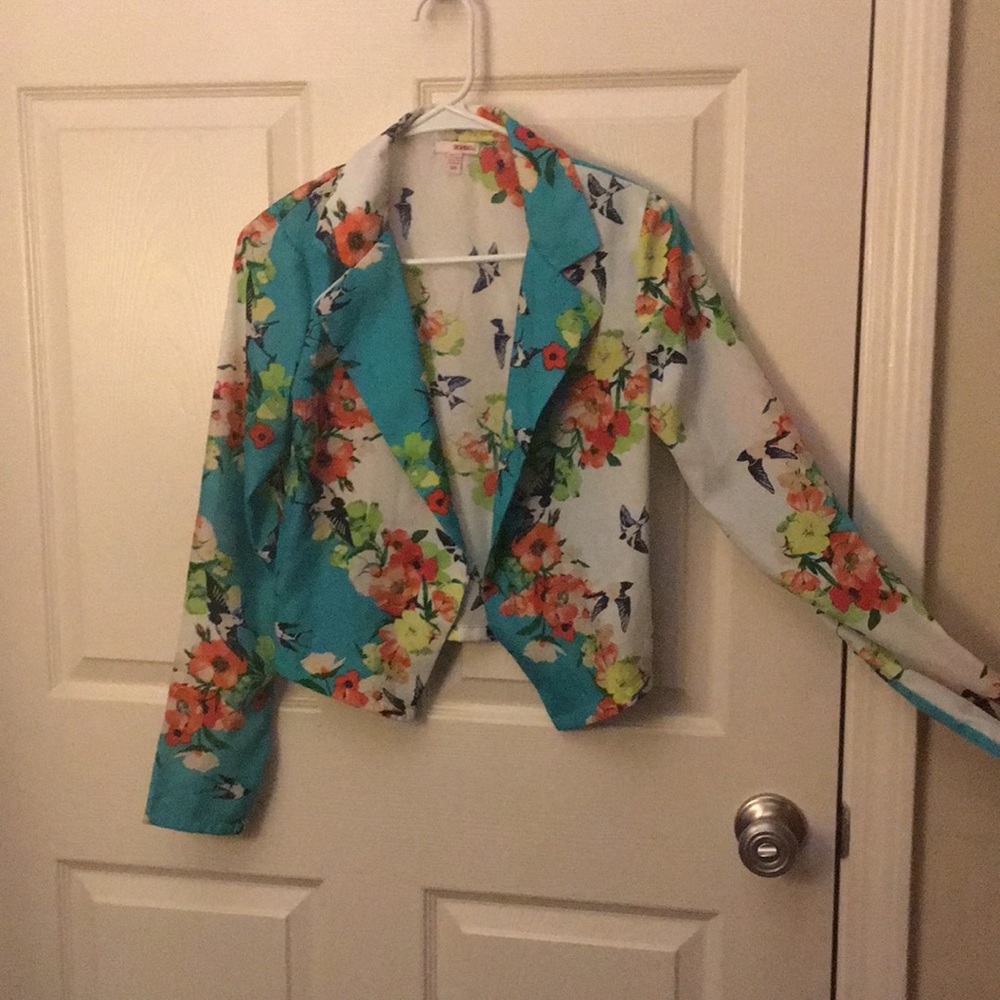 Women’s Floral Blazer